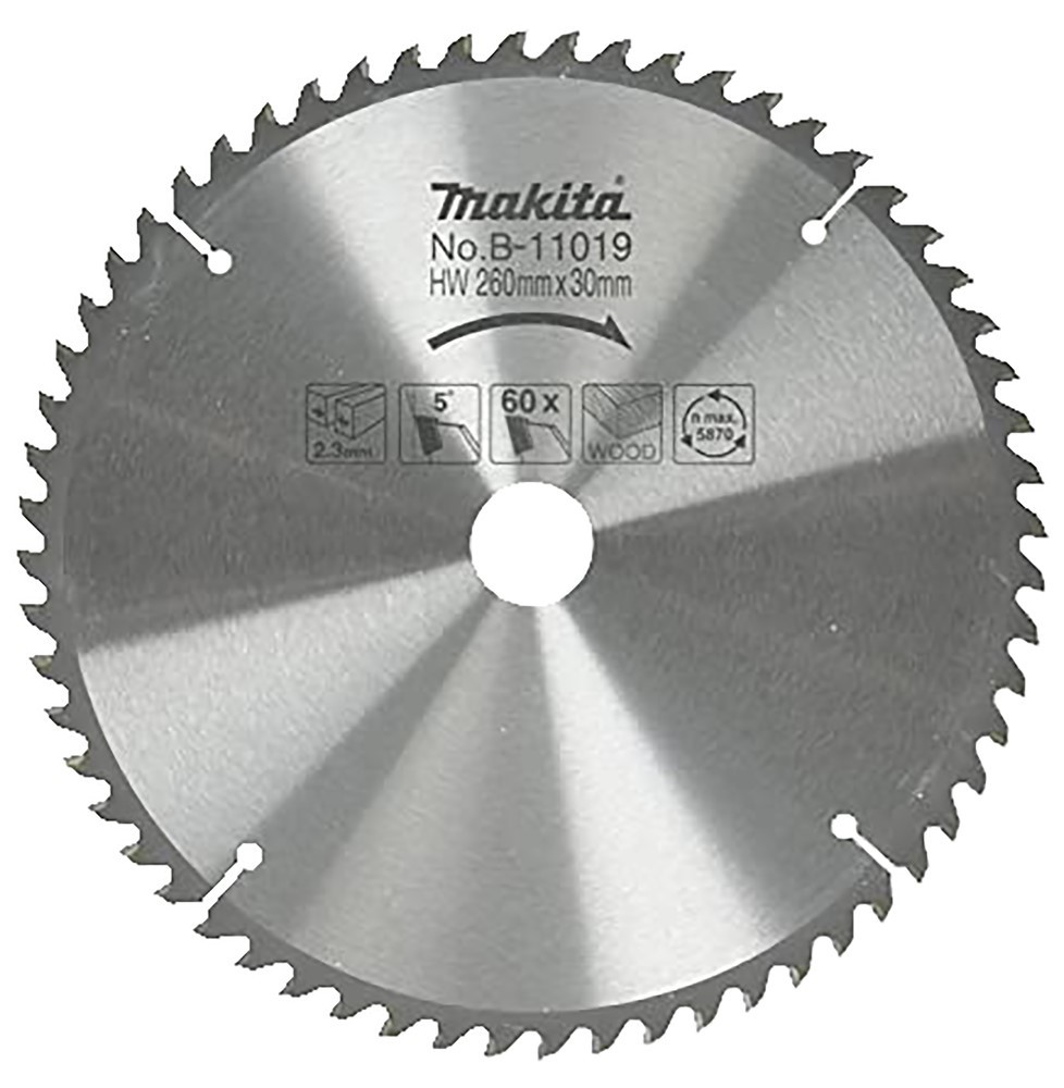MAKITA B-11019 - HM-Sägeblatt 260x30x60Z
