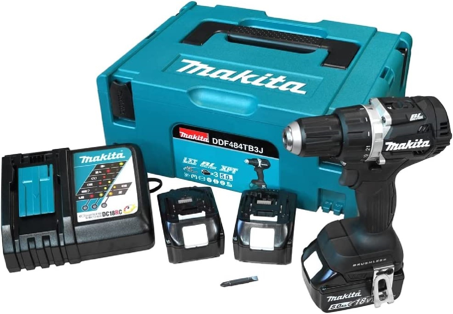 MAKITA DDF484TB3J - Akku-Bohrschauber