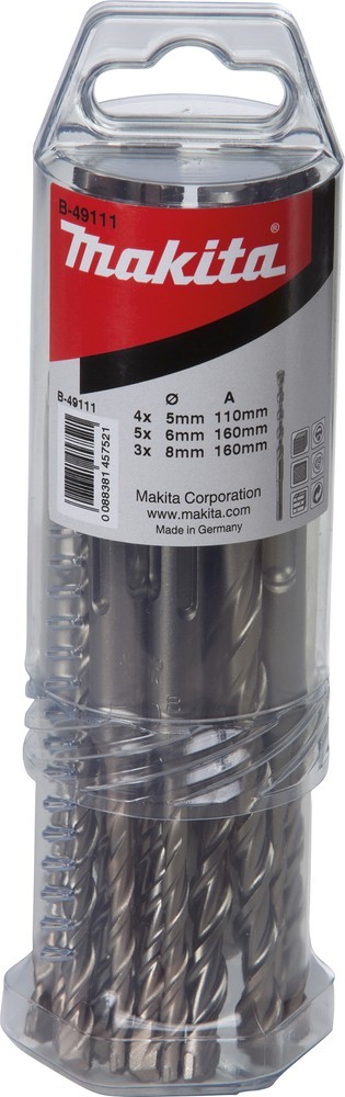 MAKITA B-49111 - SDS-Plus Bohrer 12-tlg.